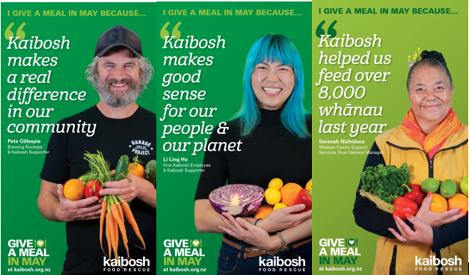 Kaibosh Give a Meal in May champions for campaign